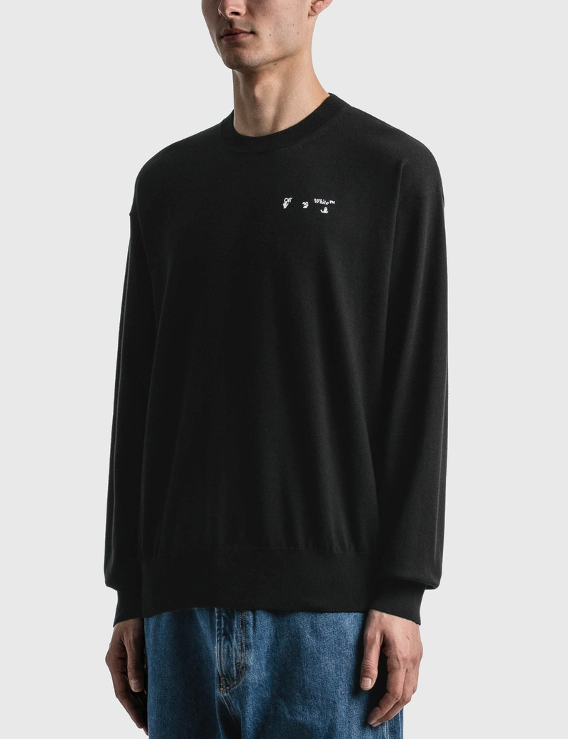 Off-White OFF WHITE LOGO BASIC KNITTED SWEATER outlook