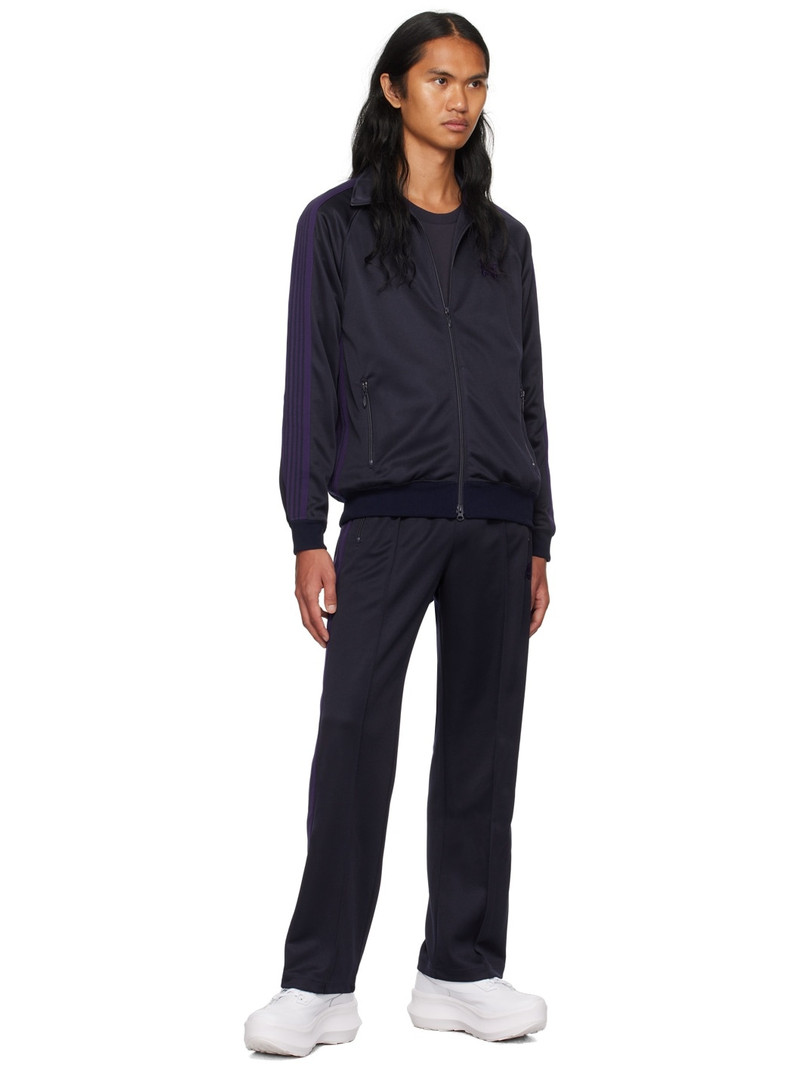 NEEDLES Purple Embroidered Long Sleeve T-Shirt outlook