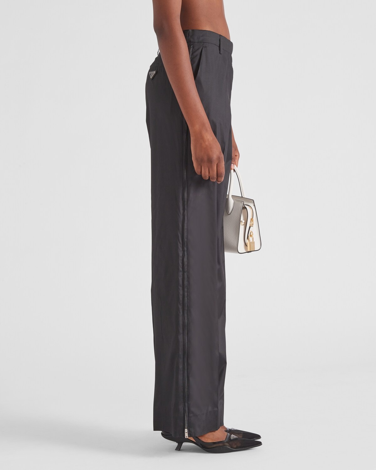 Technical silk pants - 4