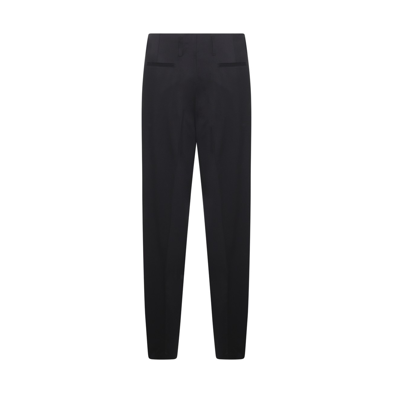 black wool pants - 2