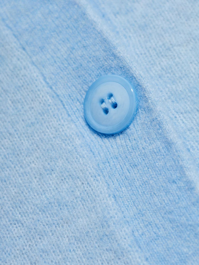 Sanoura button short-sleeve cardigan 5