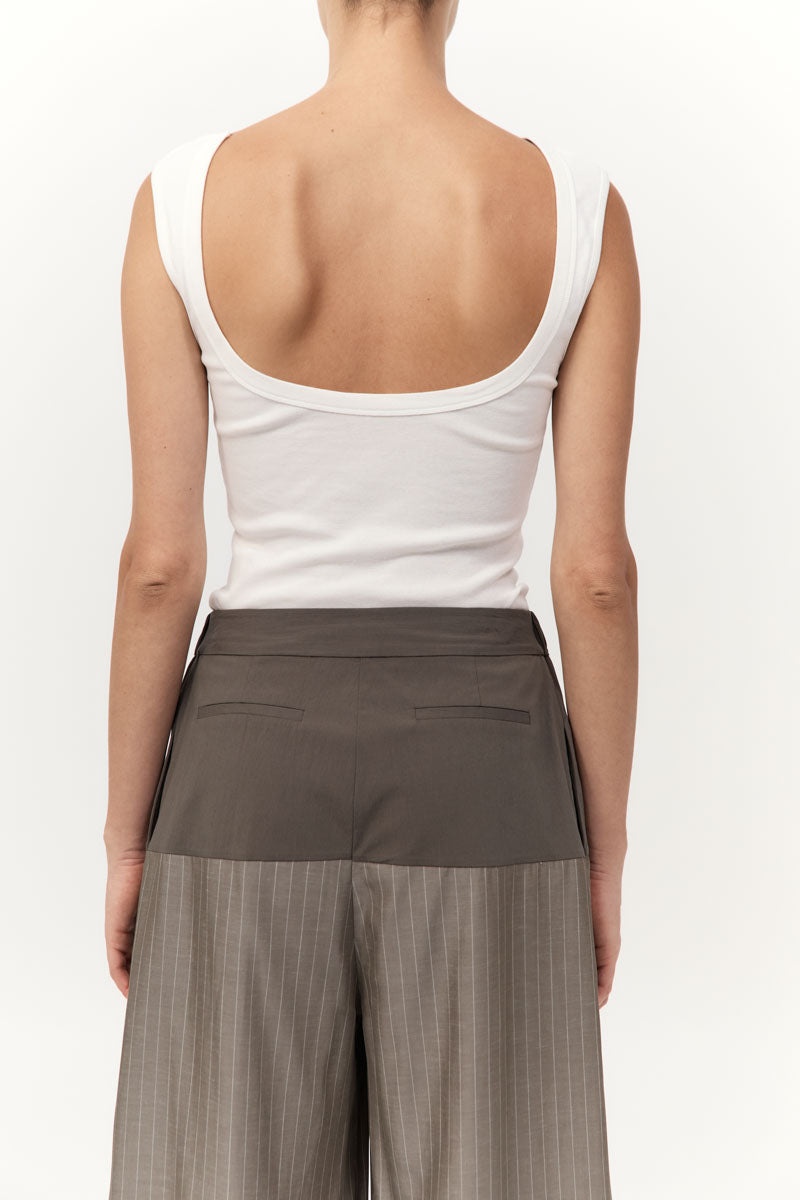 Relaxed Splice Pants - Khaki Pinstripe - 6