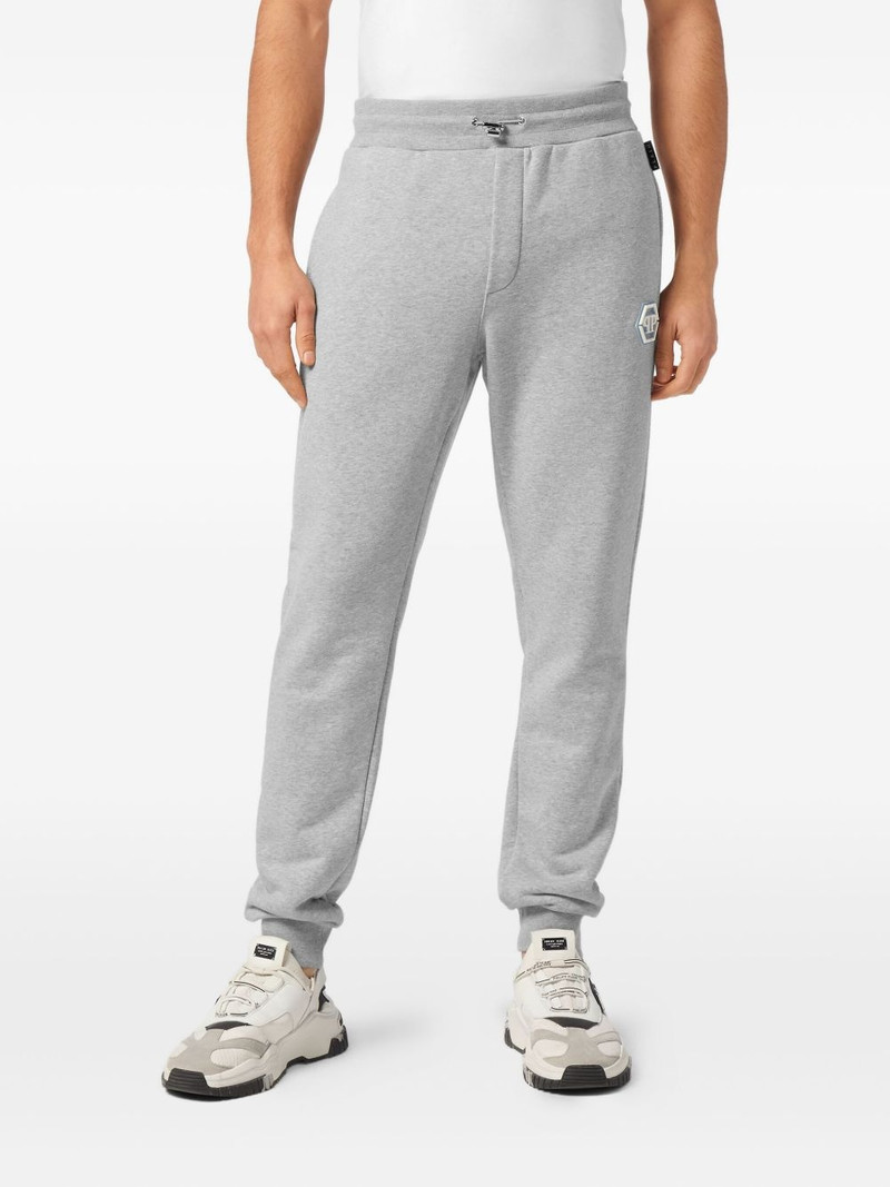PHILIPP PLEIN logo-patch track pants outlook