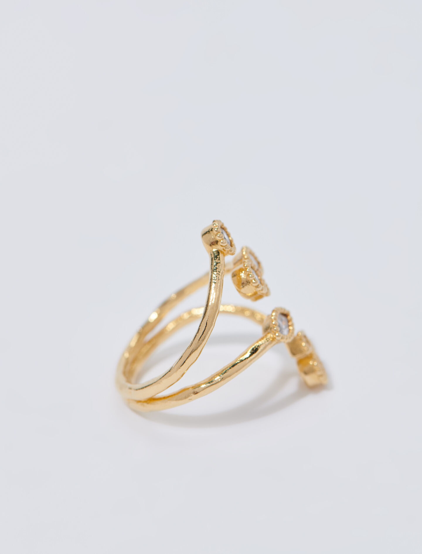 Rhinestone-embellished ring - 5