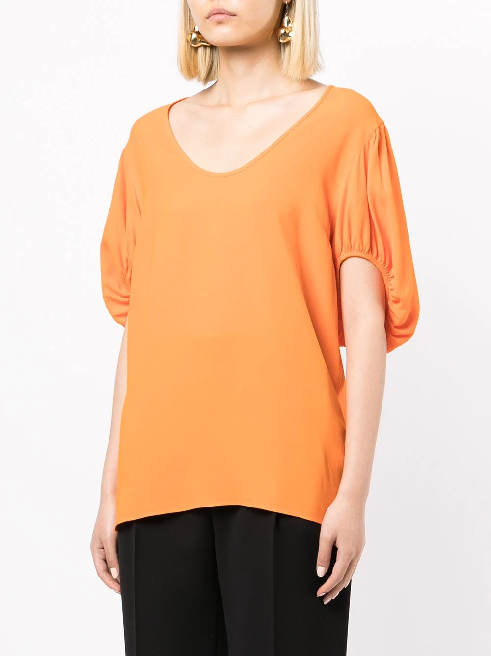 puff-sleeve top - 3