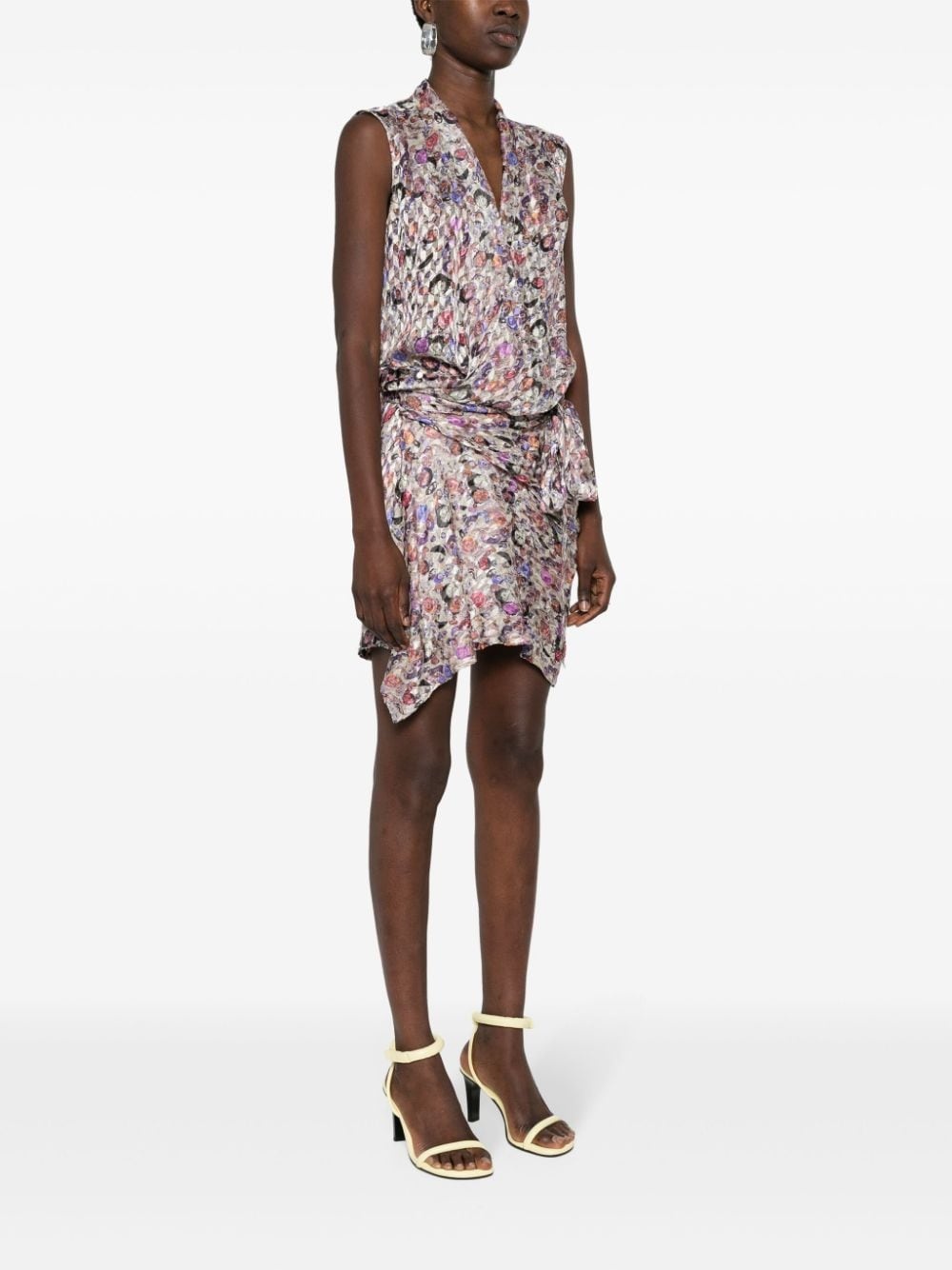 Kayla mini wrap dress - 3