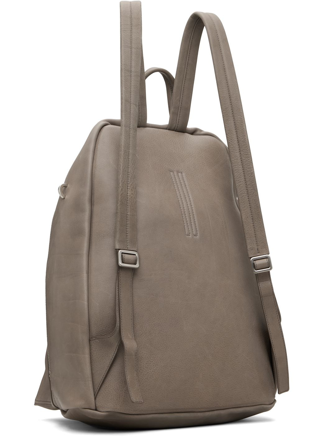 Gray Concordians Soft Buffalo Backpack - 3