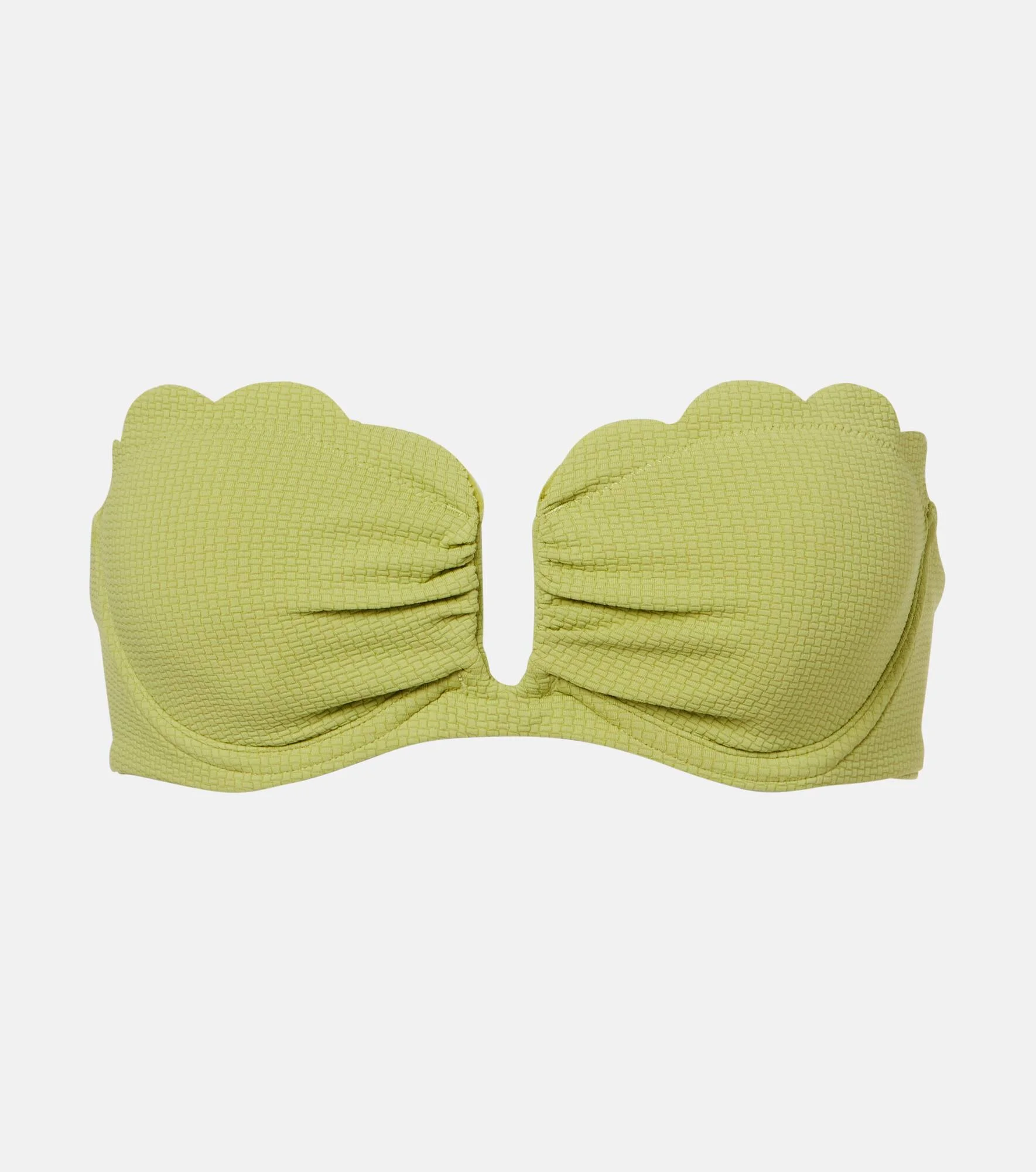 Lisbon scalloped bikini top - 1