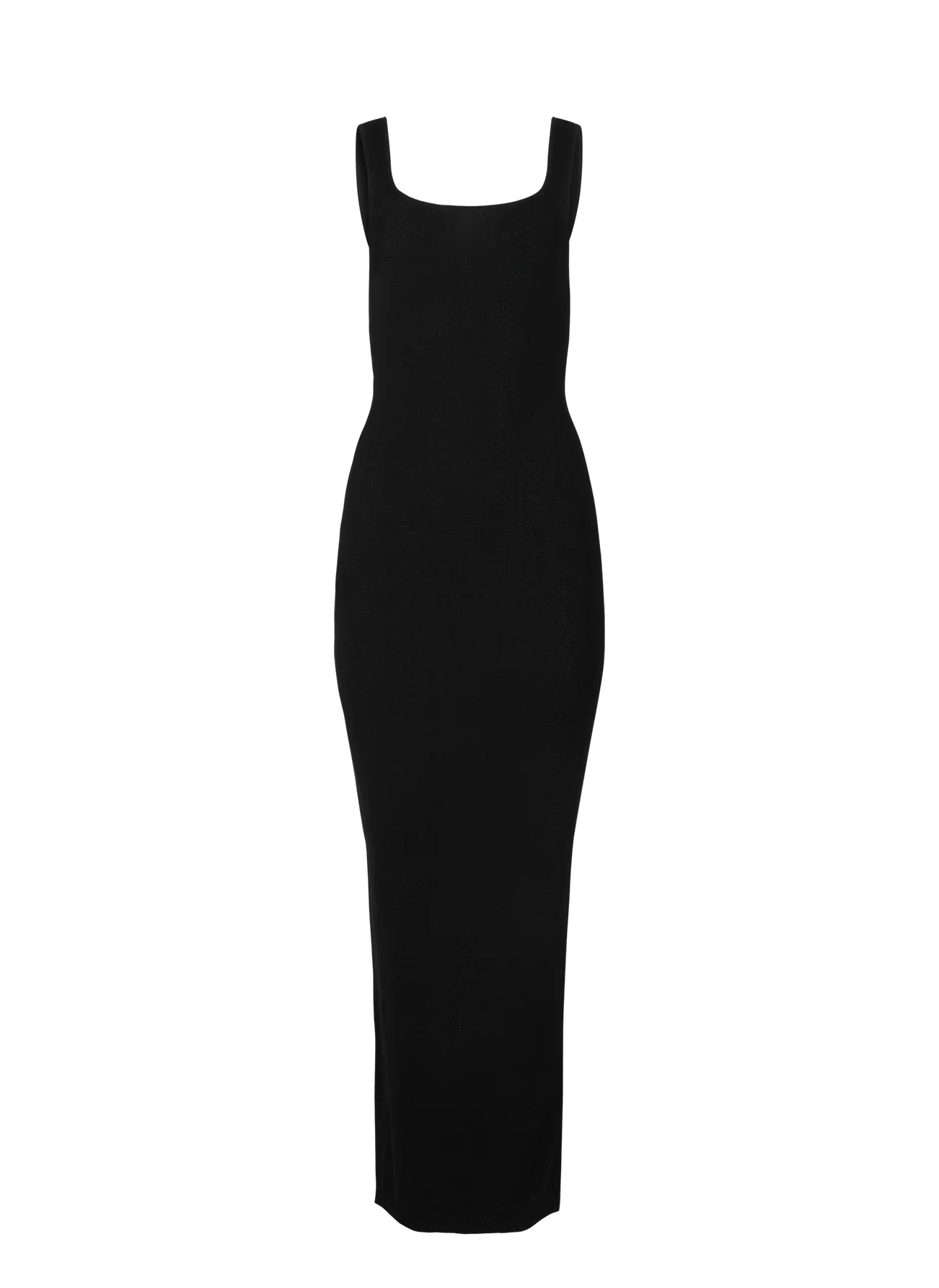 SQUARE NECK MIDI BLACK - 1