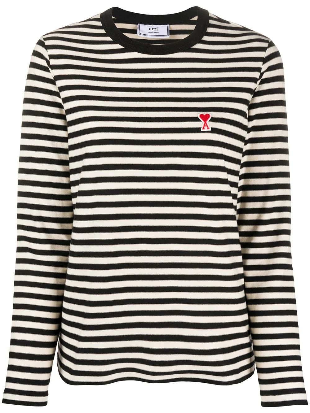 Ami De Coeur striped long sleeve T-shirt - 1