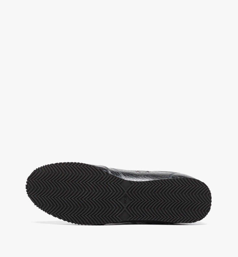 Federlite Lo Sneakers in Laurel Metallic Leather 4