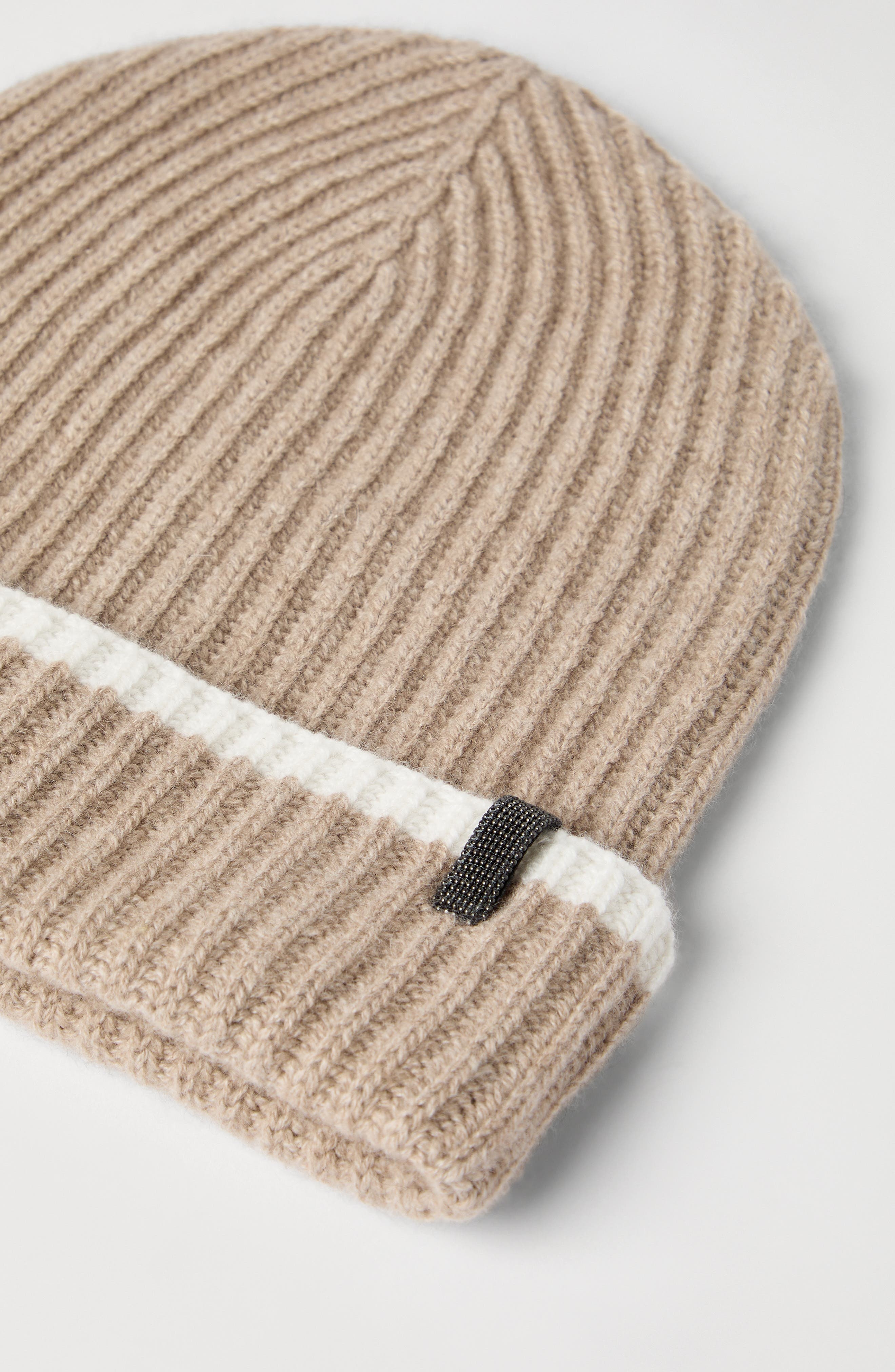 Brunello Cucinelli Knit beanie in Light Brown at Nordstrom - 3