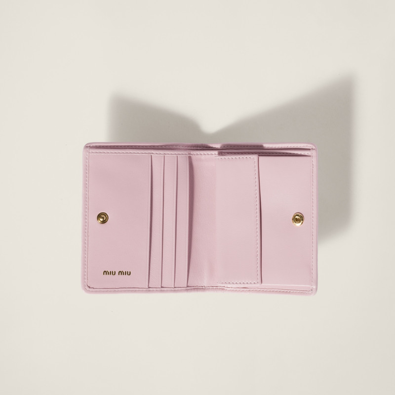 Miu Miu Small matelassé nappa leather wallet outlook
