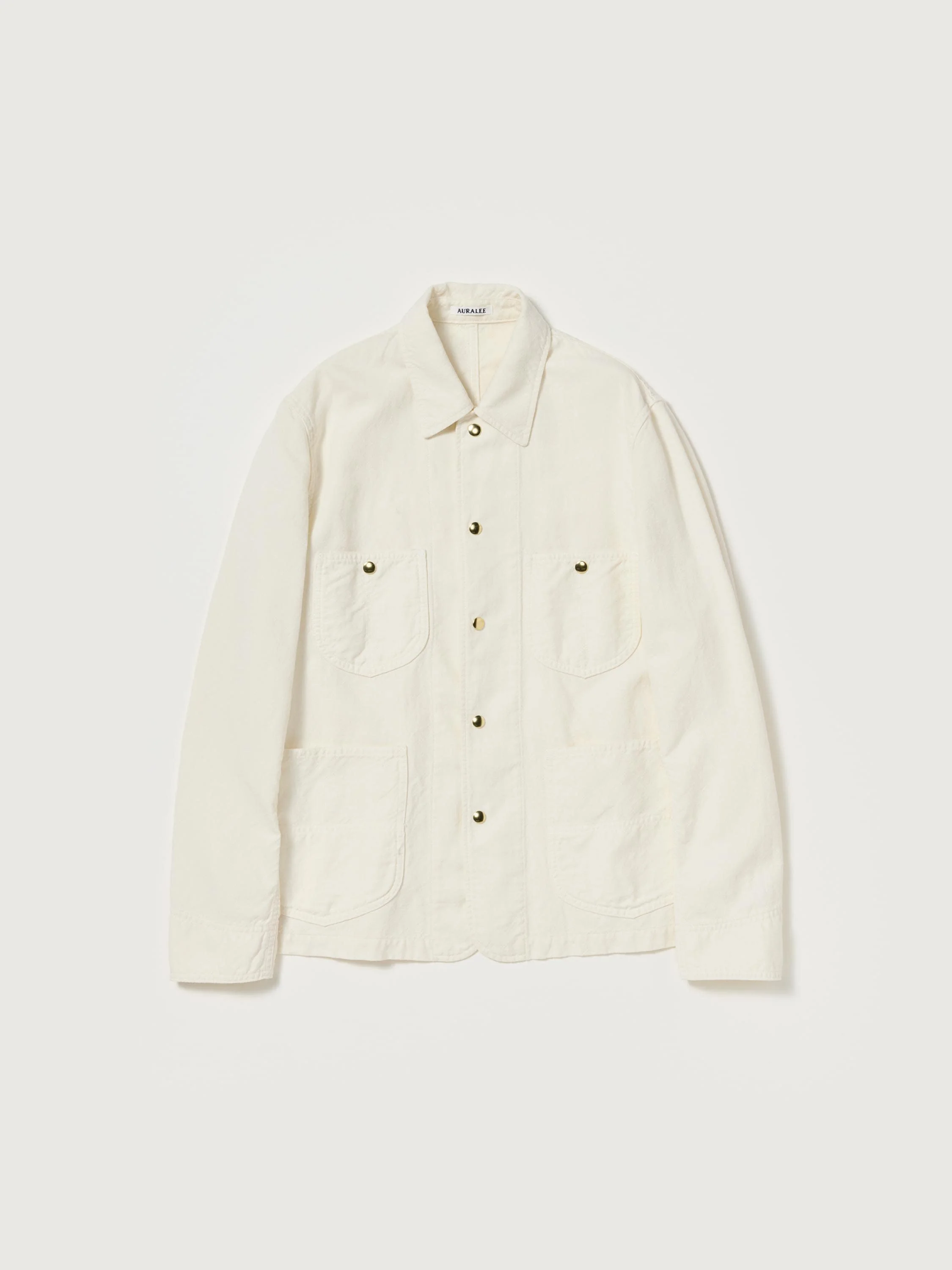 WOOL COTTON LINEN OX WORK JACKET - 1