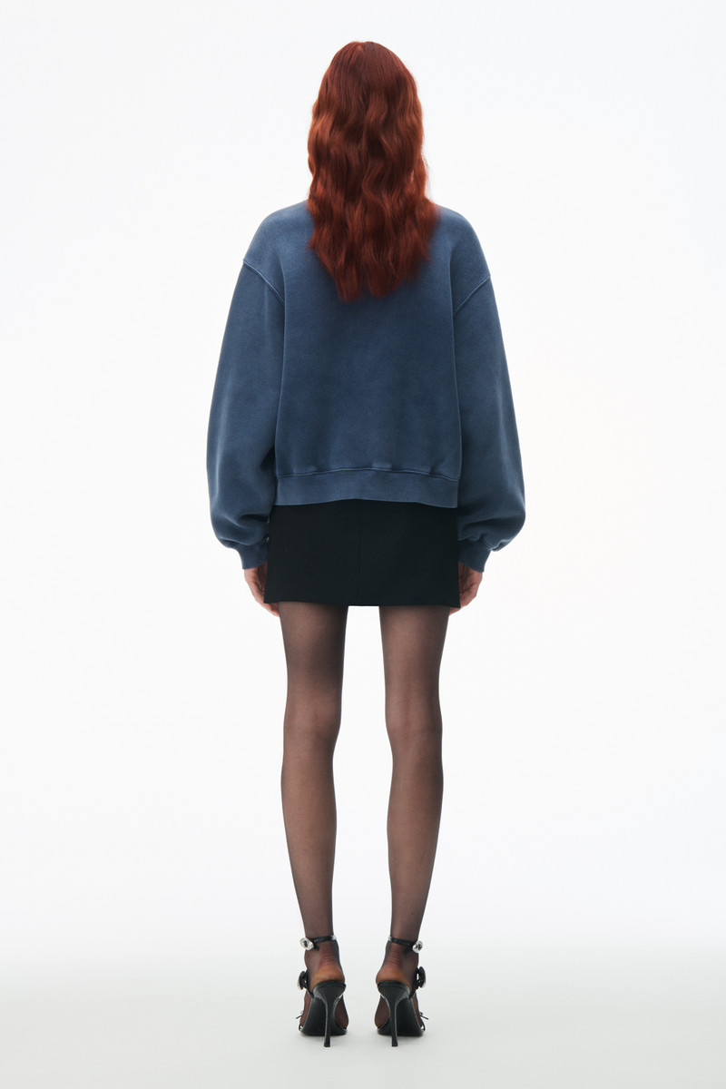 puff logo sweatshirt in terry 4