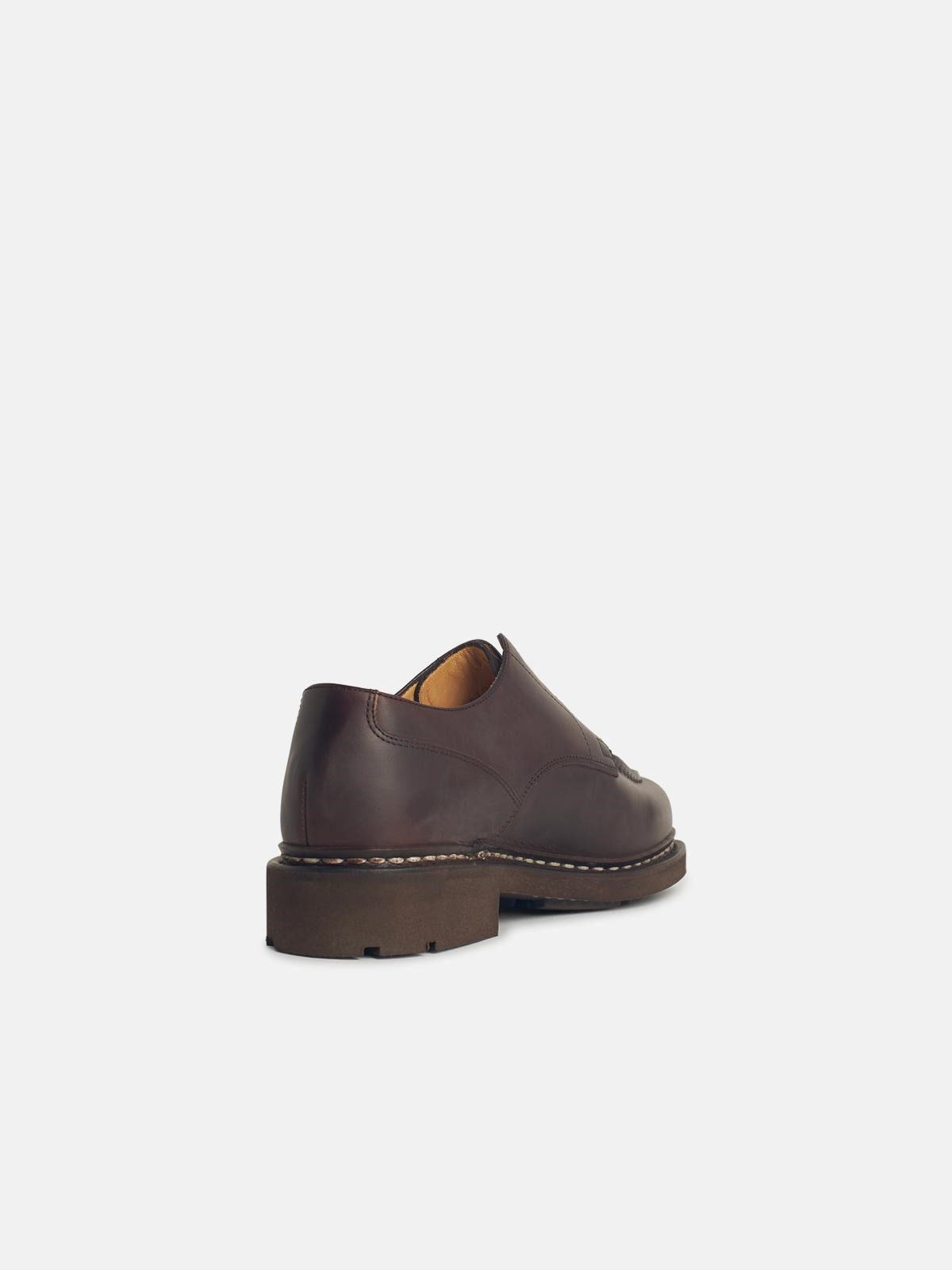 'CHAMBORD' BROWN LEATHER SCARPA - 3