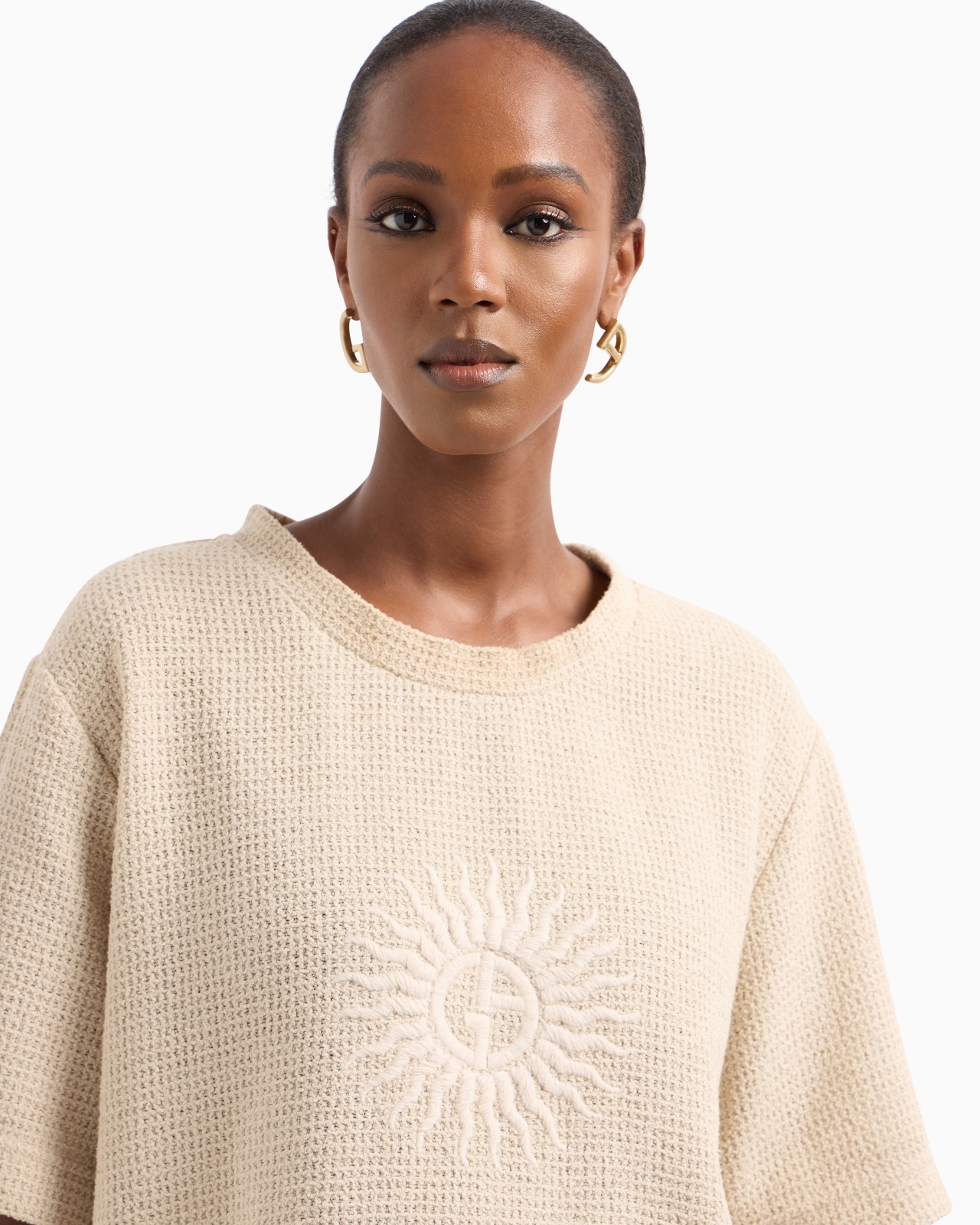 COTTON T-SHIRT WITH EMBROIDERY - 5