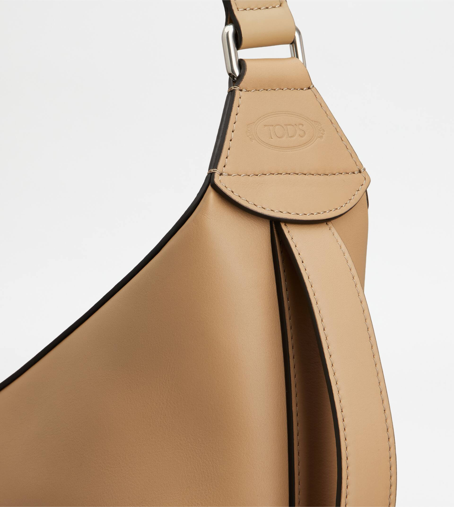 TOD’S MEDA BAG IN LEATHER SMALL - BEIGE - 5