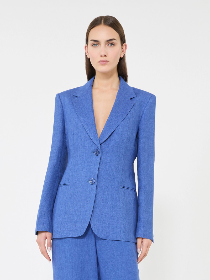 BELLO Linen twill blazer - NAVY 3