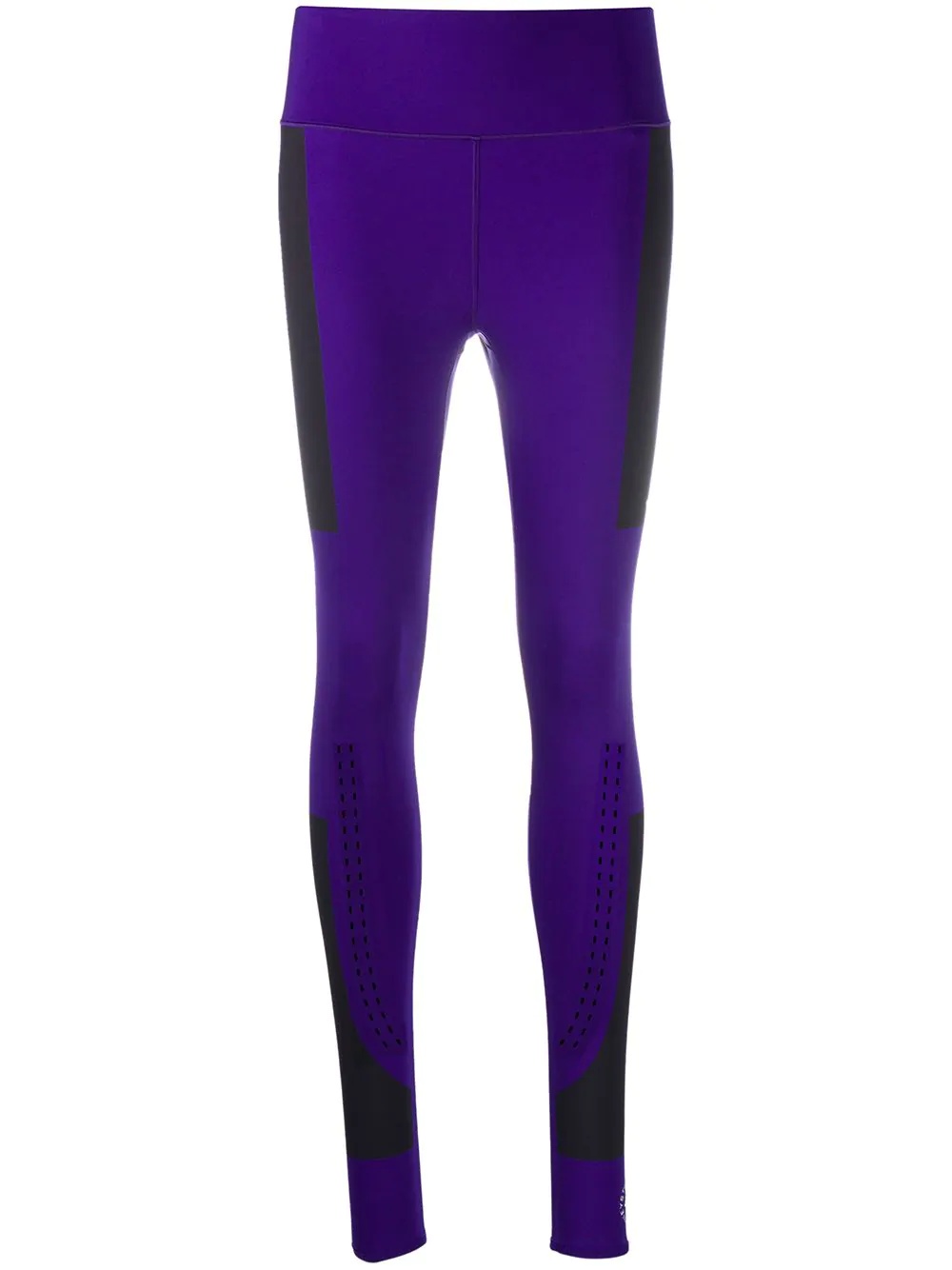 contrast-panel training leggings - 1