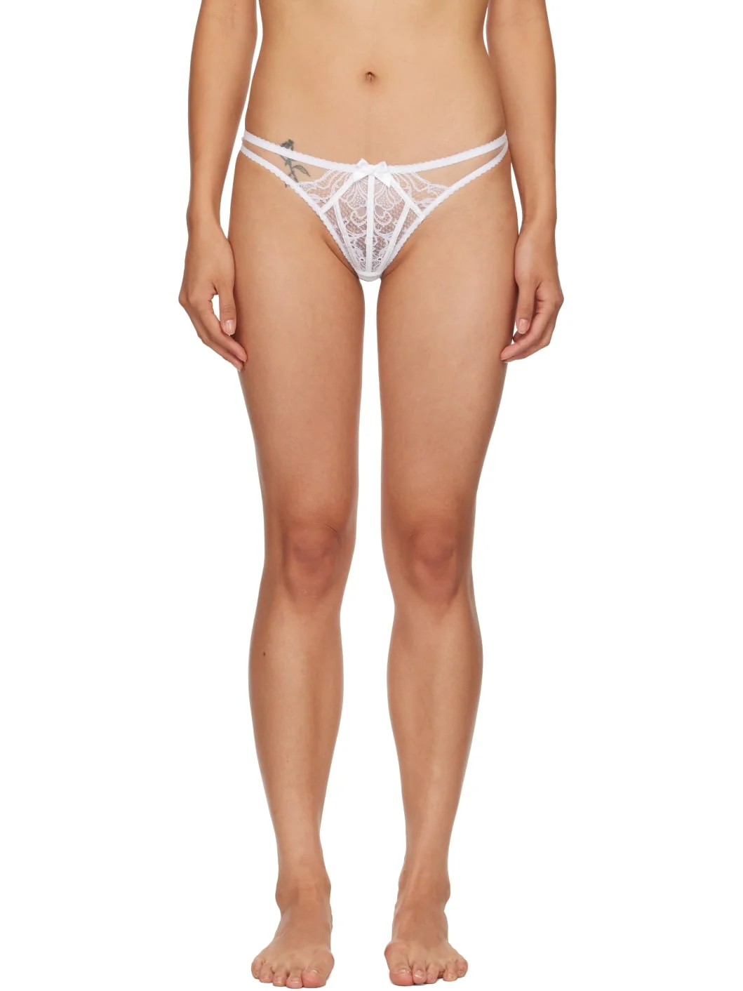 White Rozlyn Thong - 1