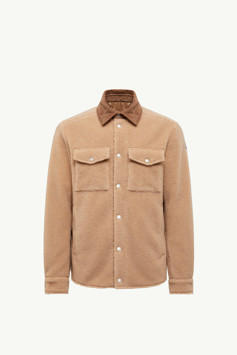 Teddy Corduroy-Trimmed Shirt Jacket 1