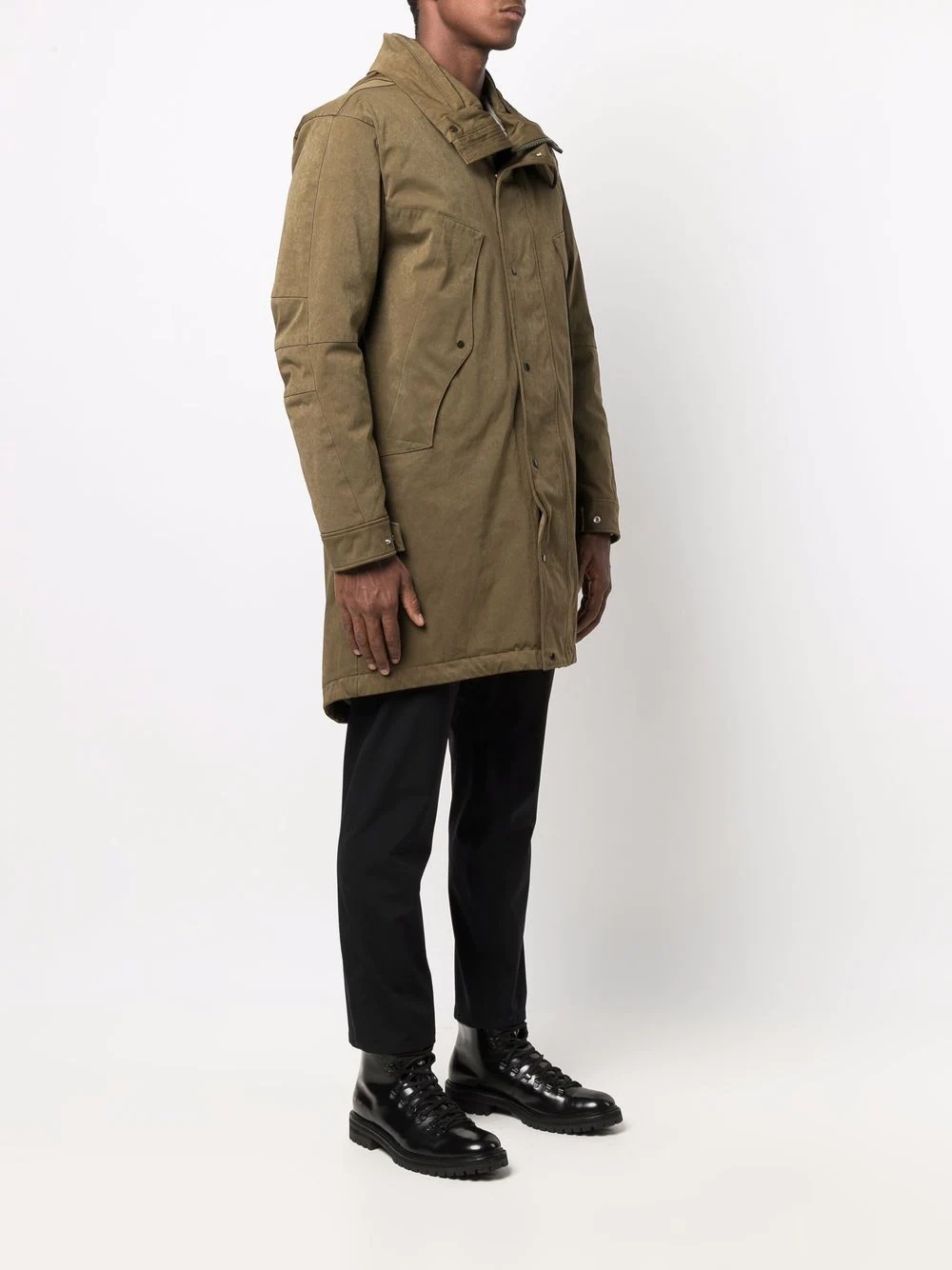 hooded down coat - 3