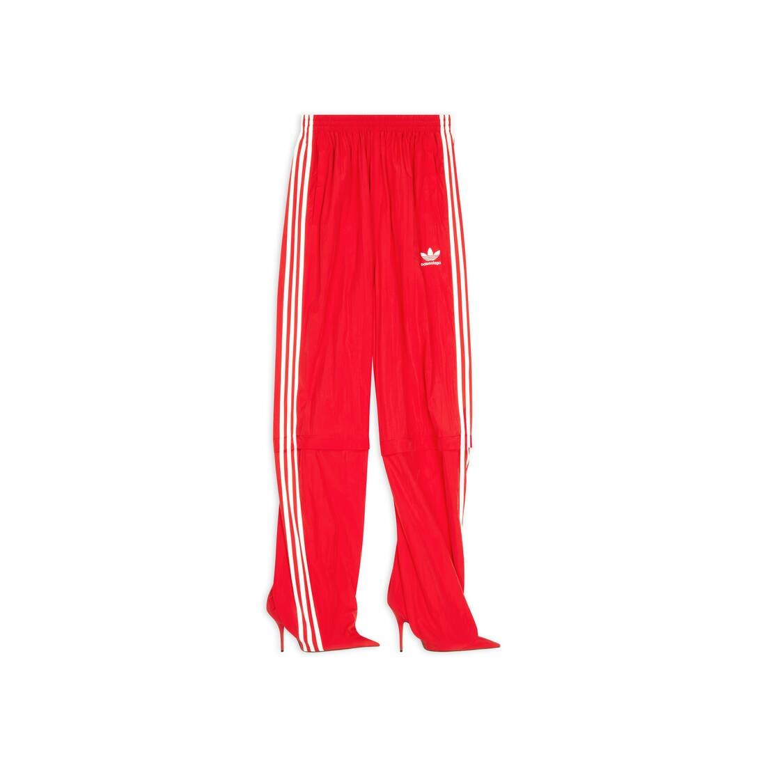 BALENCIAGA Women s Balenciaga Adidas Pantashoes in Red REVERSIBLE