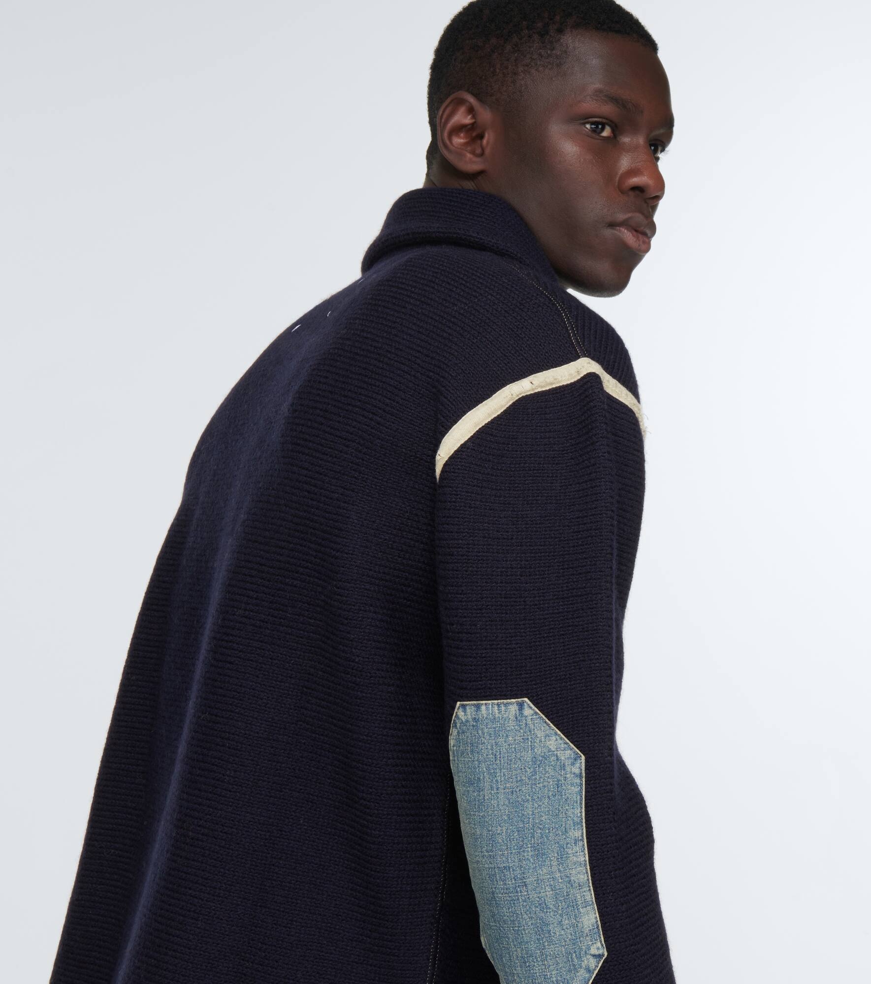 Wool half-zip sweater - 5