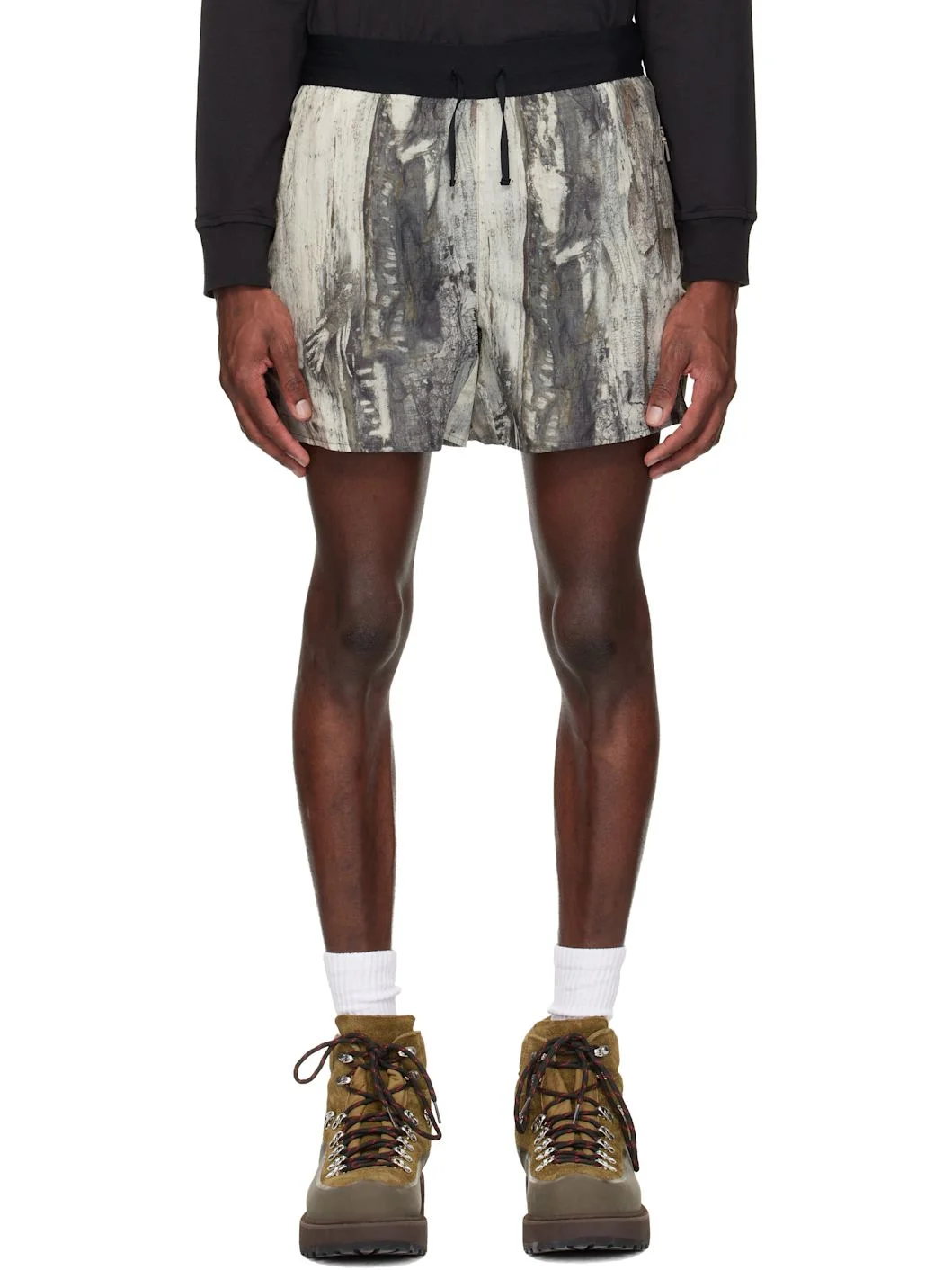 Taupe Griffith NR Running Shorts - 1
