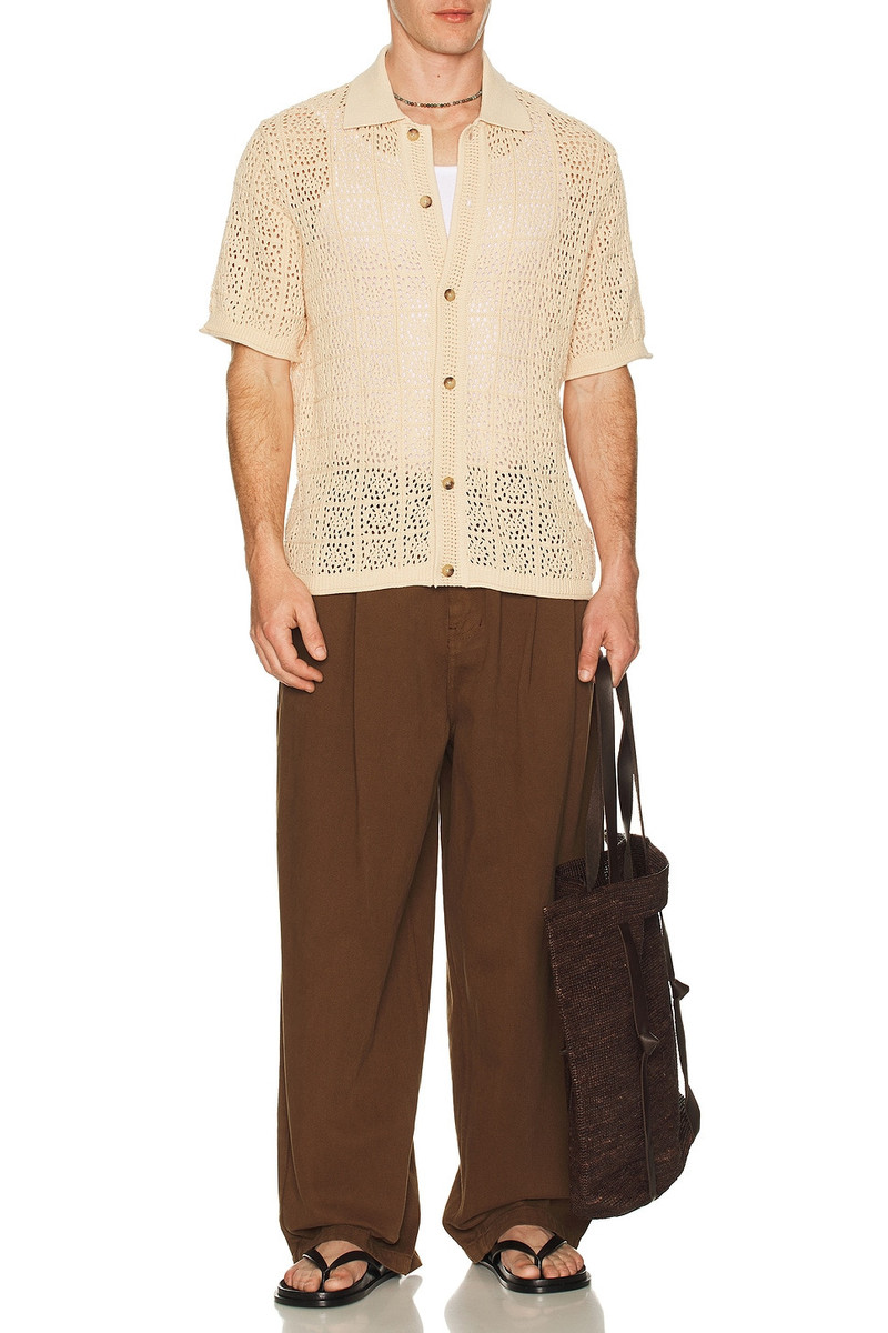 SIMKHAI Billy Short Sleeve Shirt outlook