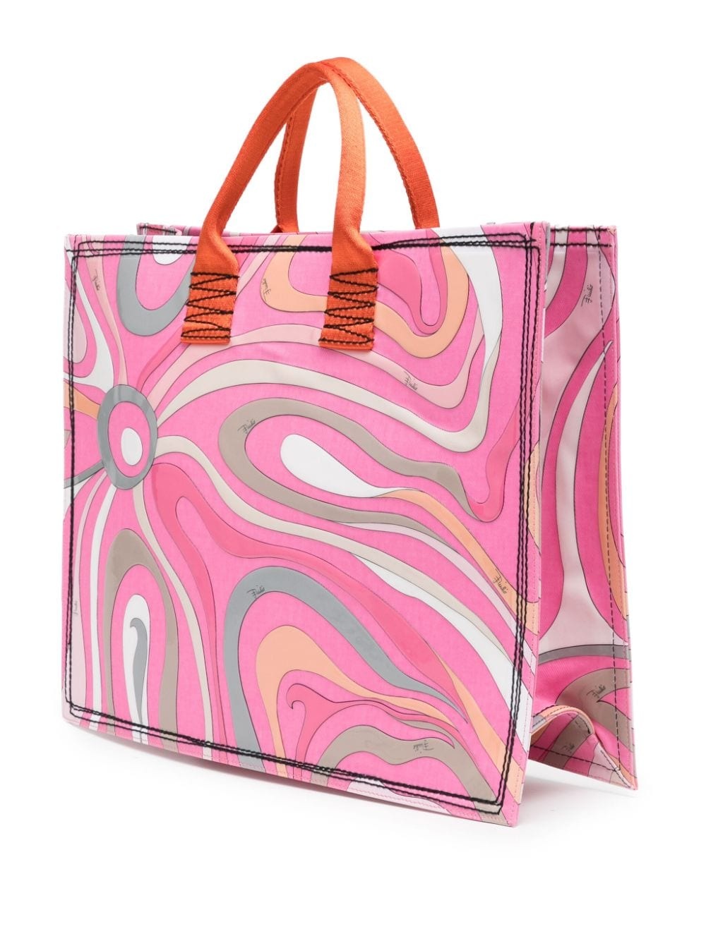 large Marmo-print tote bag - 3