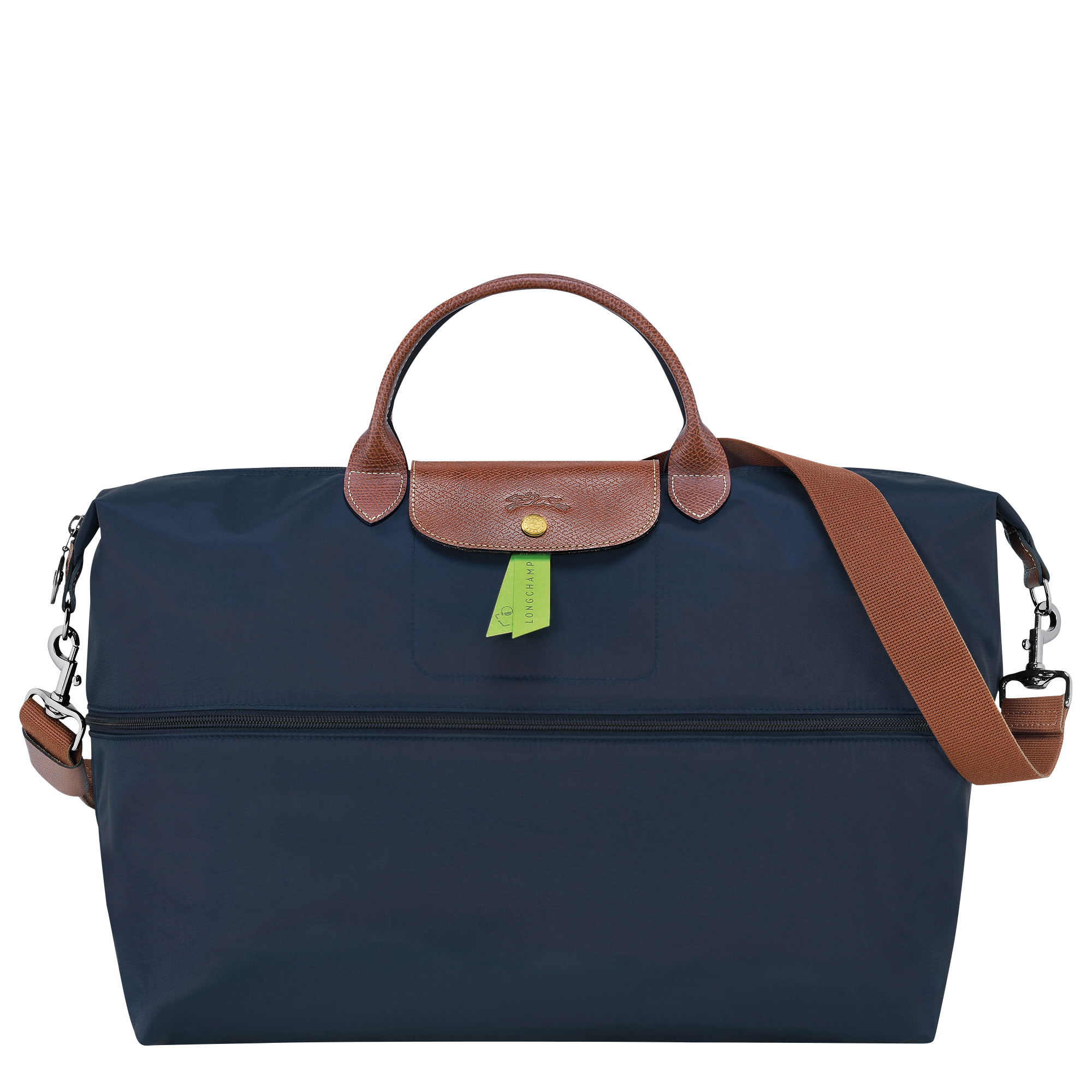 Le Pliage Original Travel bag expandable Navy - Recycled canvas - 5