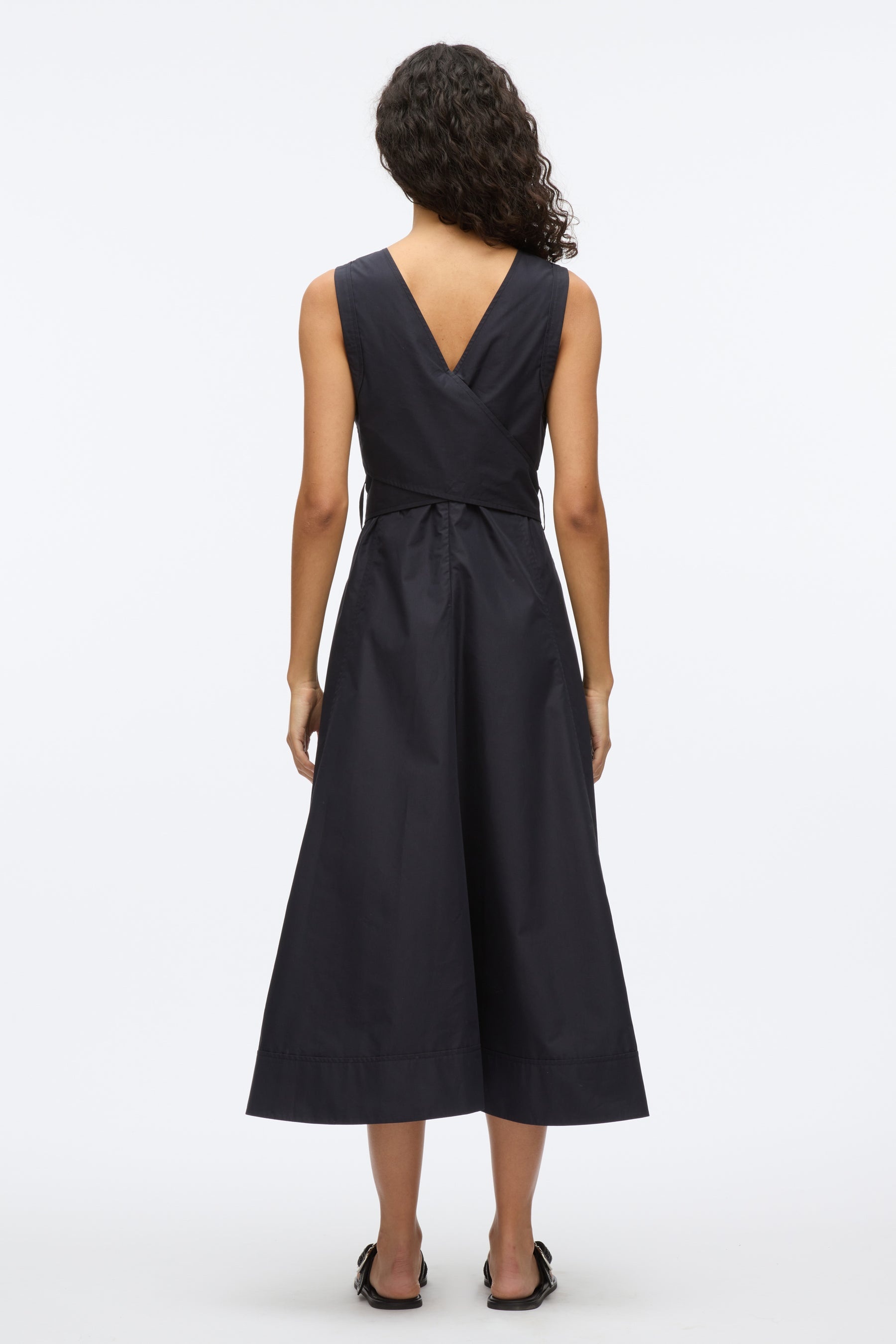 【3.1 Phillip Lim】クロスバックミディドレス 3.1 Phillip Lim Crisscross Back Midi Dress | REVERSIBLE