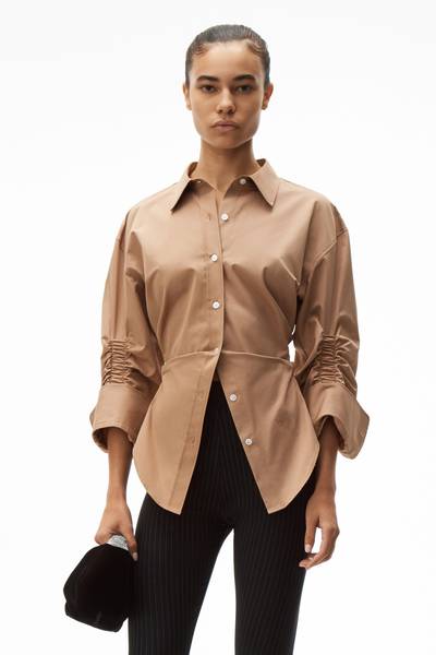 Alexander Wang CINCHED BUTTON DOWN SHIRT outlook