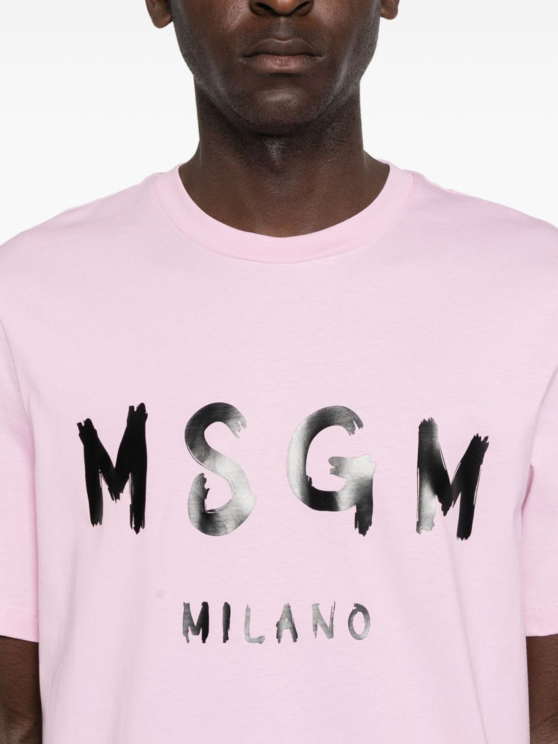 logo-lettering T-shirt 4