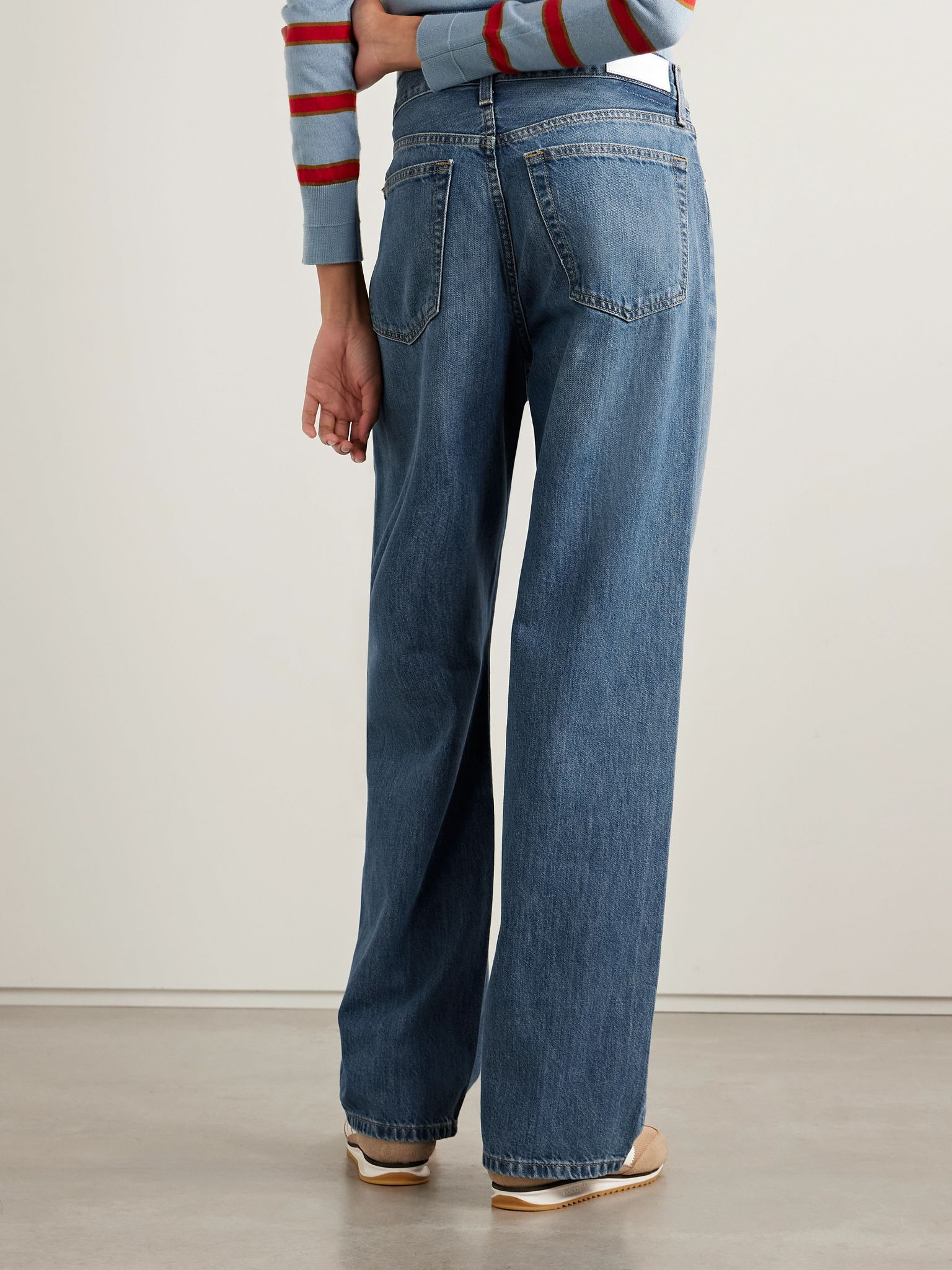The Thrasher low-rise straight-leg jeans Mid denim - 4