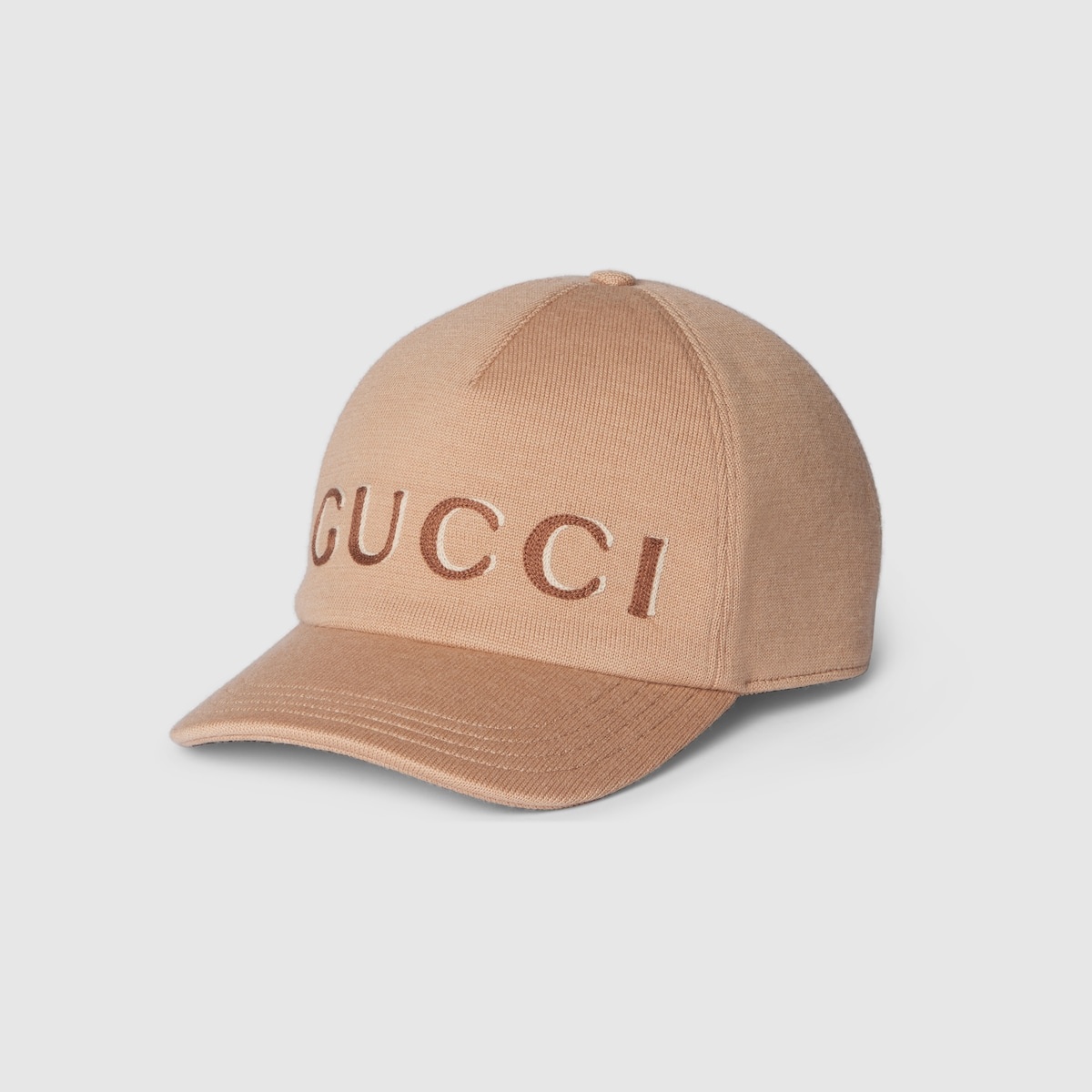 Embroidered wool baseball hat - 1