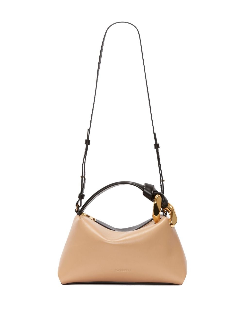 Corner logo-debossed crossbody bag - 5