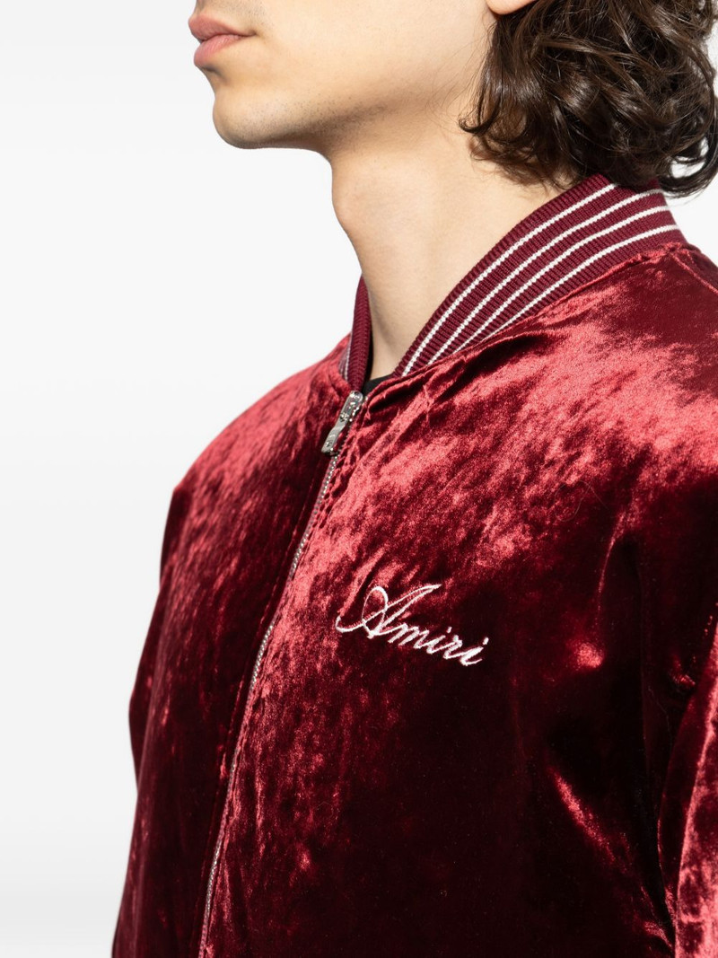 bone detail bomber jacket 5