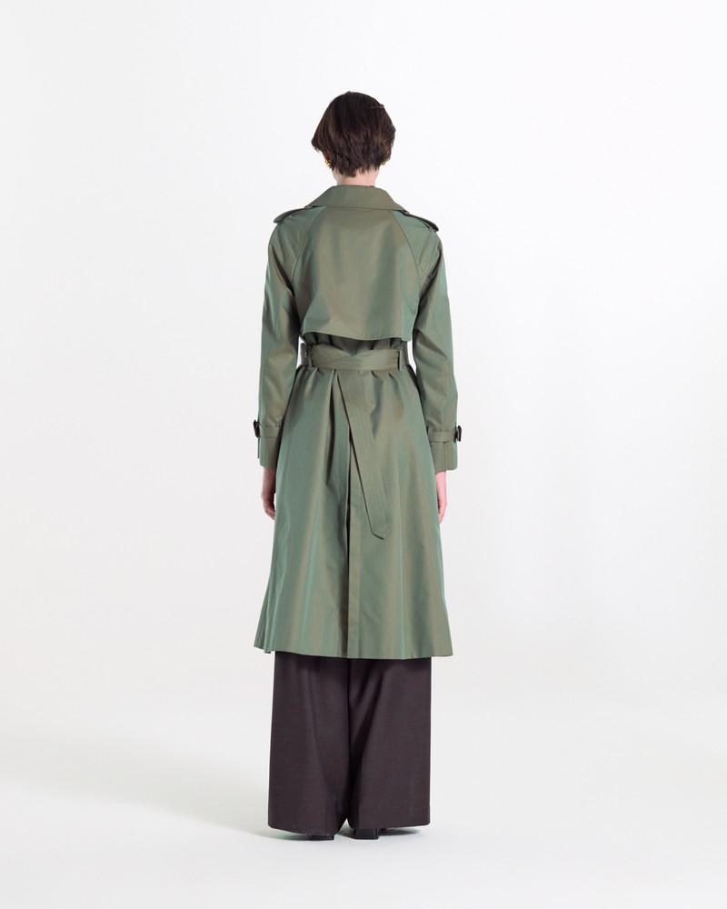 Forrest Gabardine Double Breasted Trench Coat 6