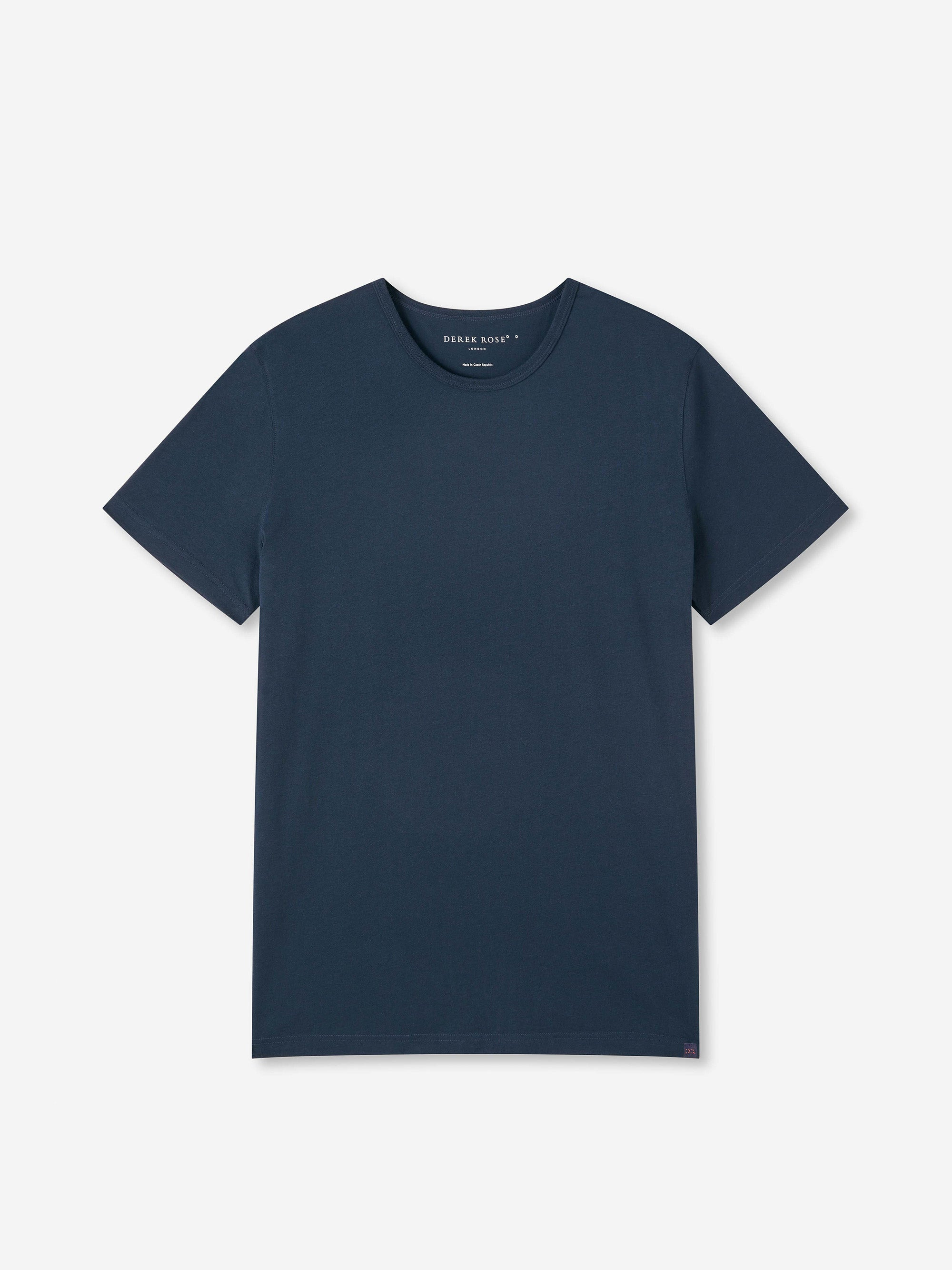 Men's T-Shirt Riley Pima Cotton Navy - 2