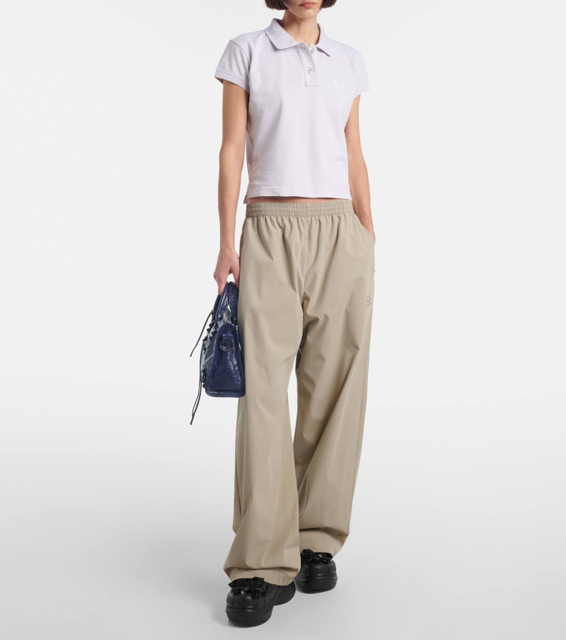 BALENCIAGA Cotton piqué polo shirt outlook