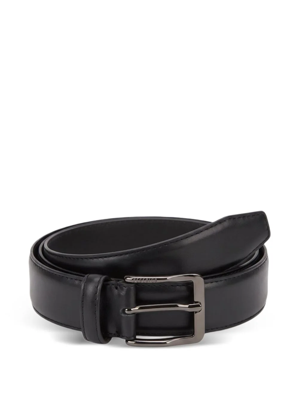 leather buckle belt - 1