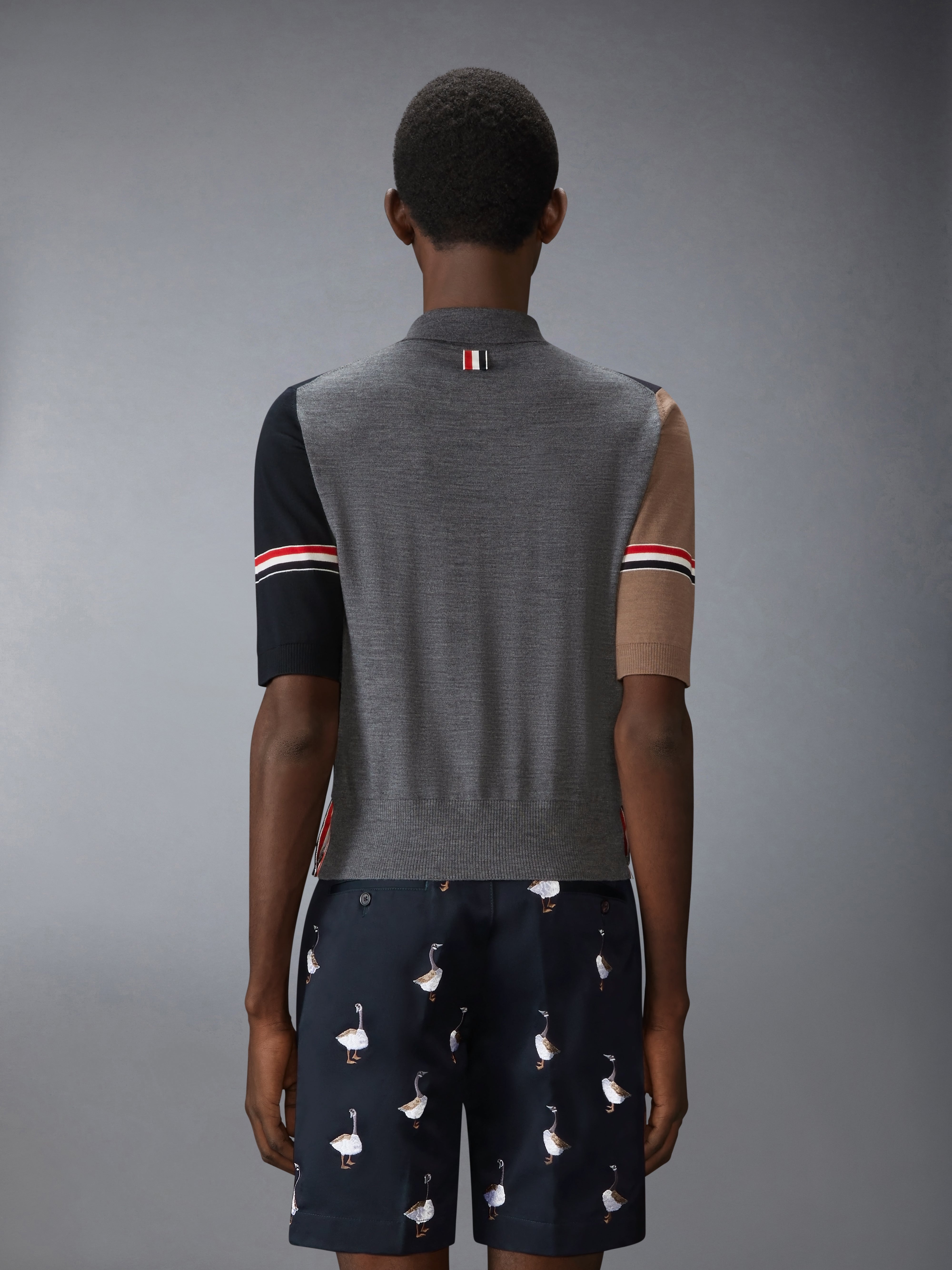 FINE MERINO WOOL FUNMIX POLO - 3
