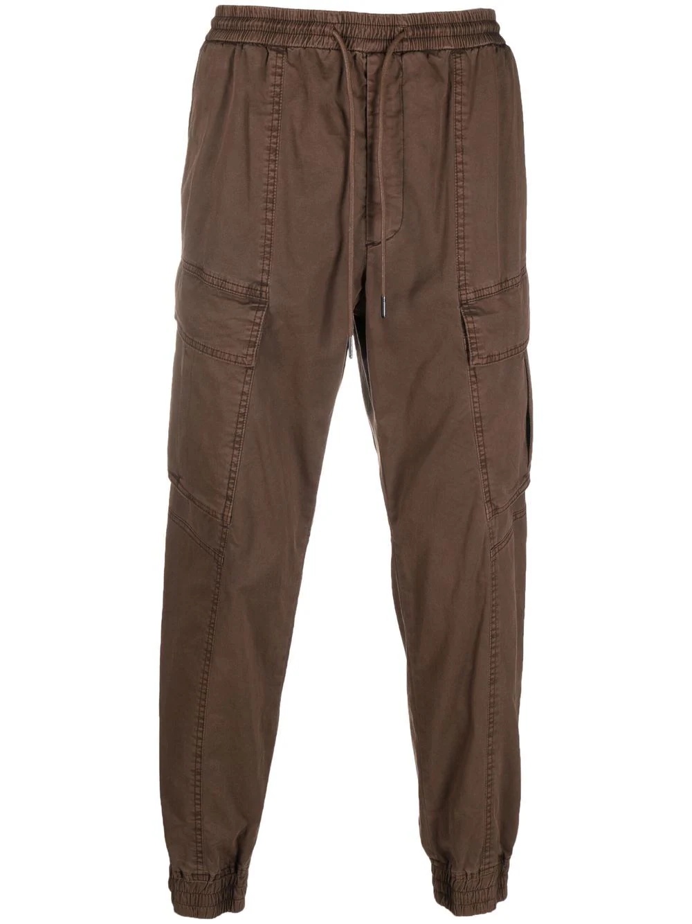 drawstring cargo trousers - 1