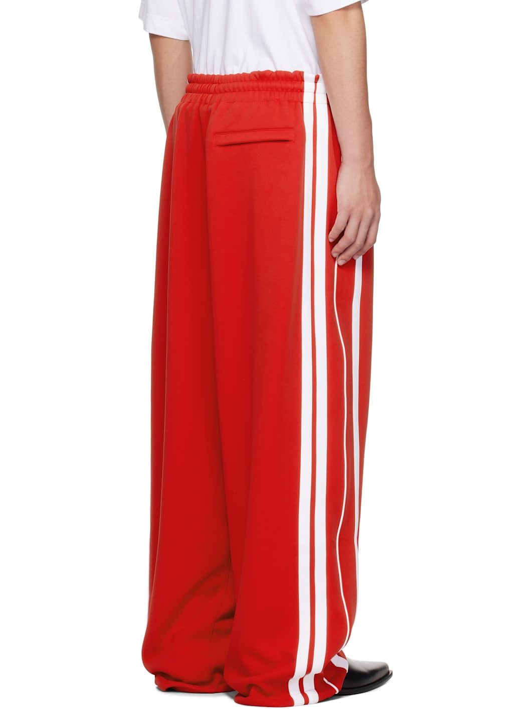 Red Oval Logo Gym Sweatpants - 3