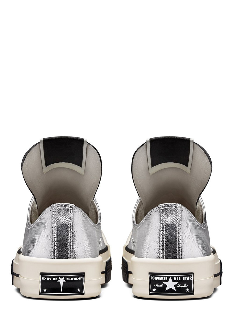 + Converse + DRKSHDW TURBODRK OX Metallic Canvas Sneakers 6
