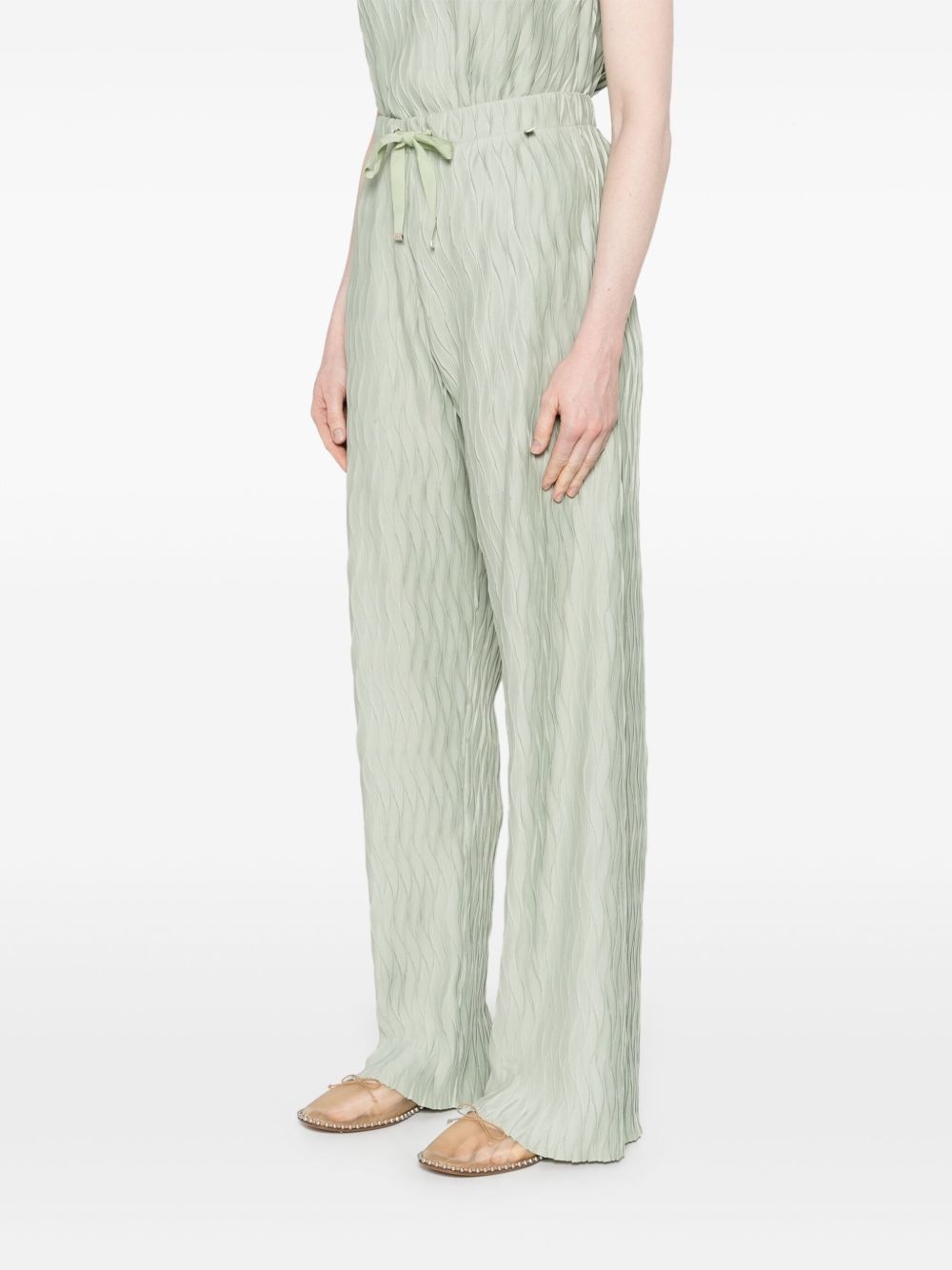 wrinkled-effect trousers - 3