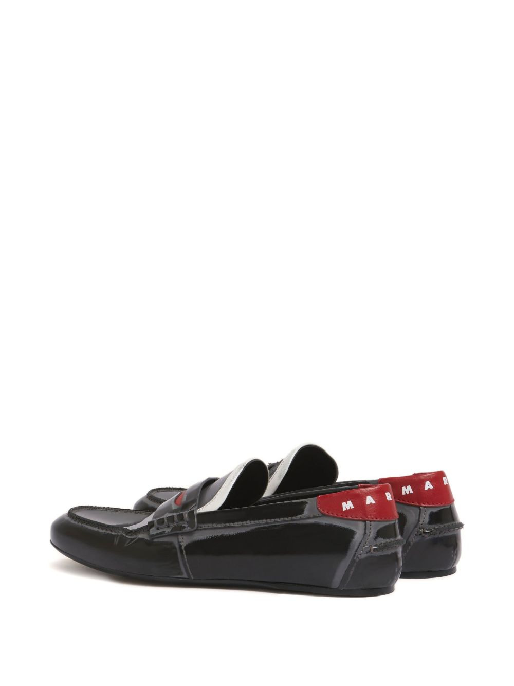 penny-strap leather loafers - 4